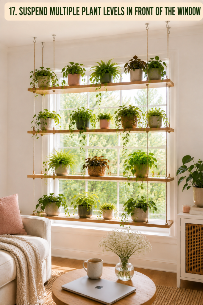multiple-suspended-plant-shelves-in-front-of-a-window